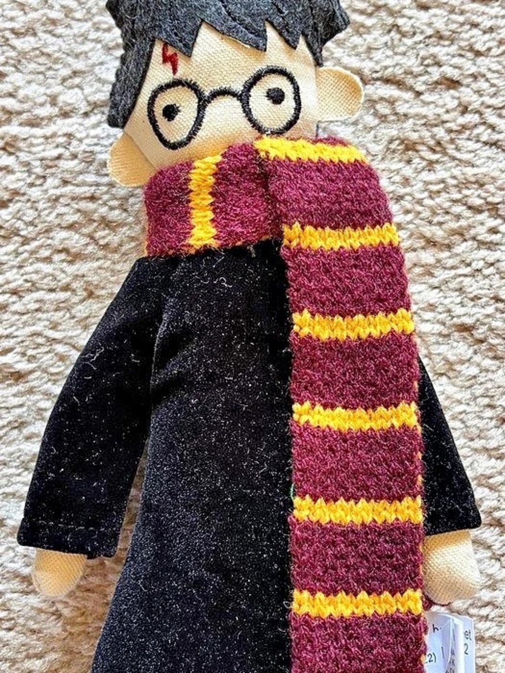 10”-tall Harry Potter Plush Holiday Ornament from the Pottery Barn Teen